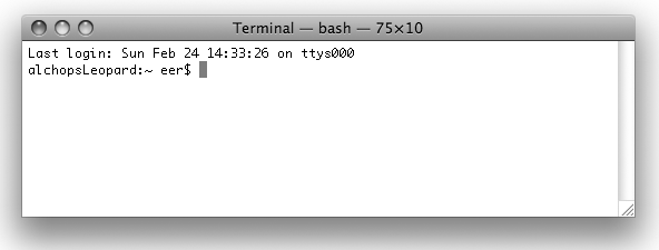 another word for terminal mac